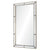 Side - Distressed Silver Leaf Wall Mirror by Mirror Home | Fig Linens 