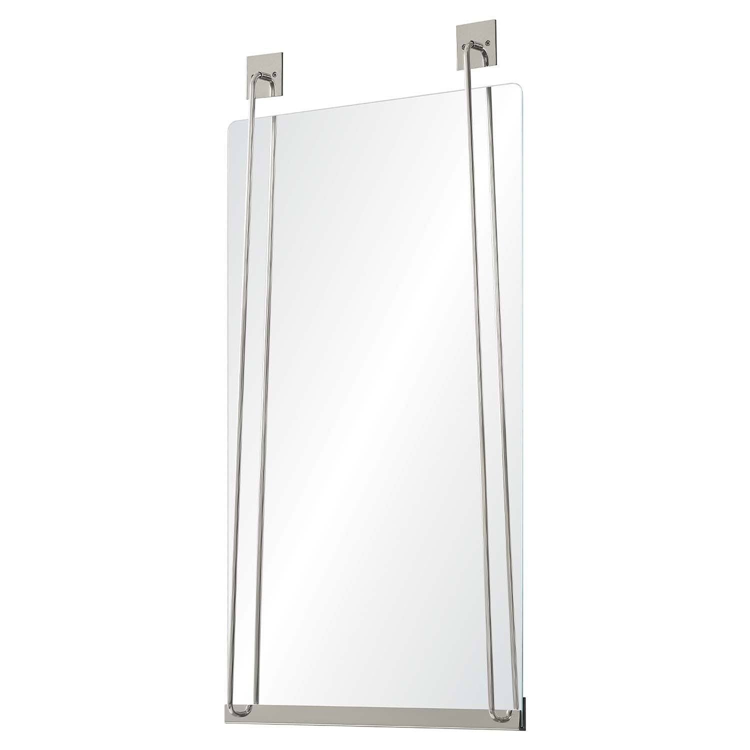 Fig Linens - Polished Stainless Steel Wall Mirror by Mirror Home - Side