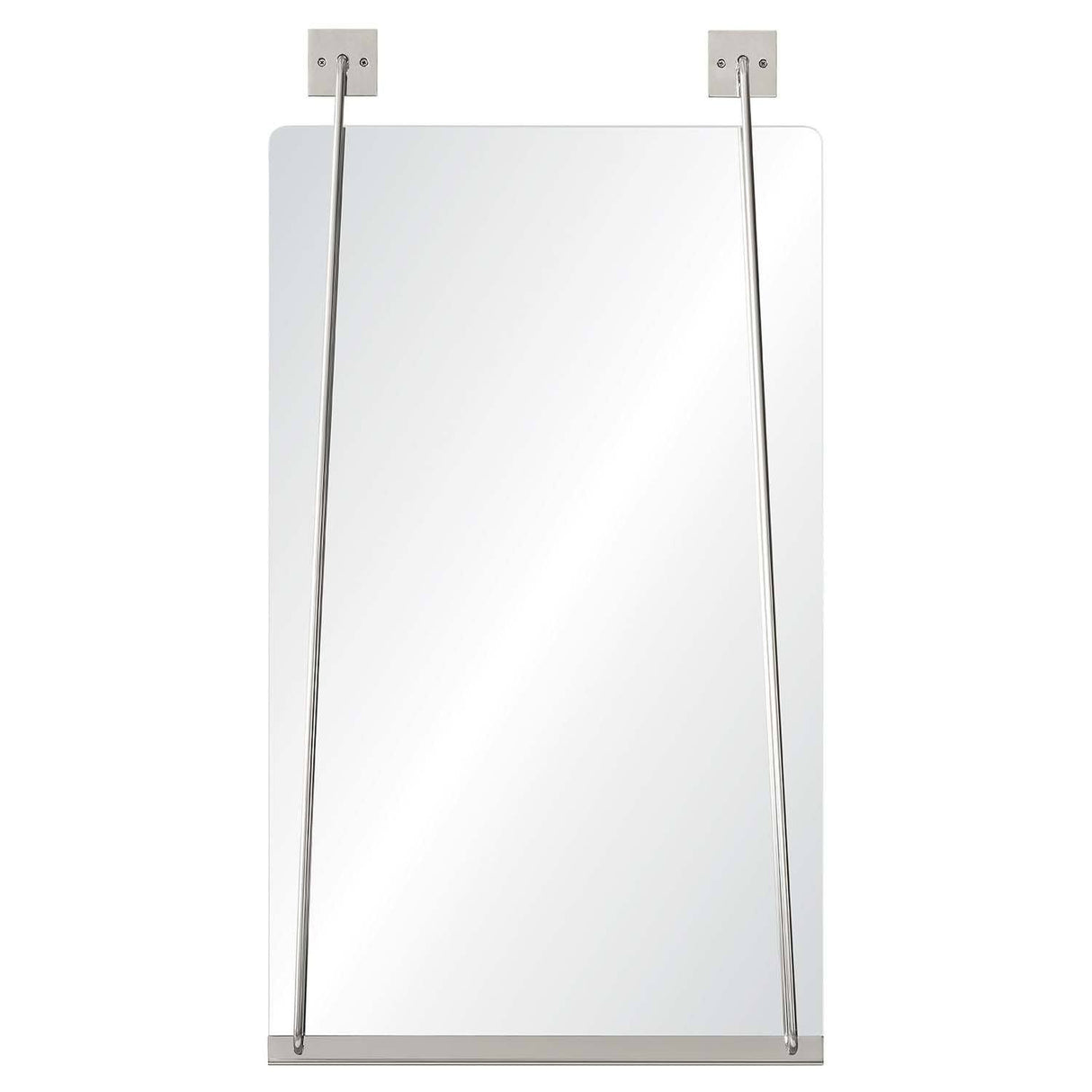 Polished Stainless Steel Wall Mirror by Mirror Home | Fig Linens