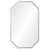 Fig Linens - Mirror Image Home - Burnished Brass Octagonal Mirror 