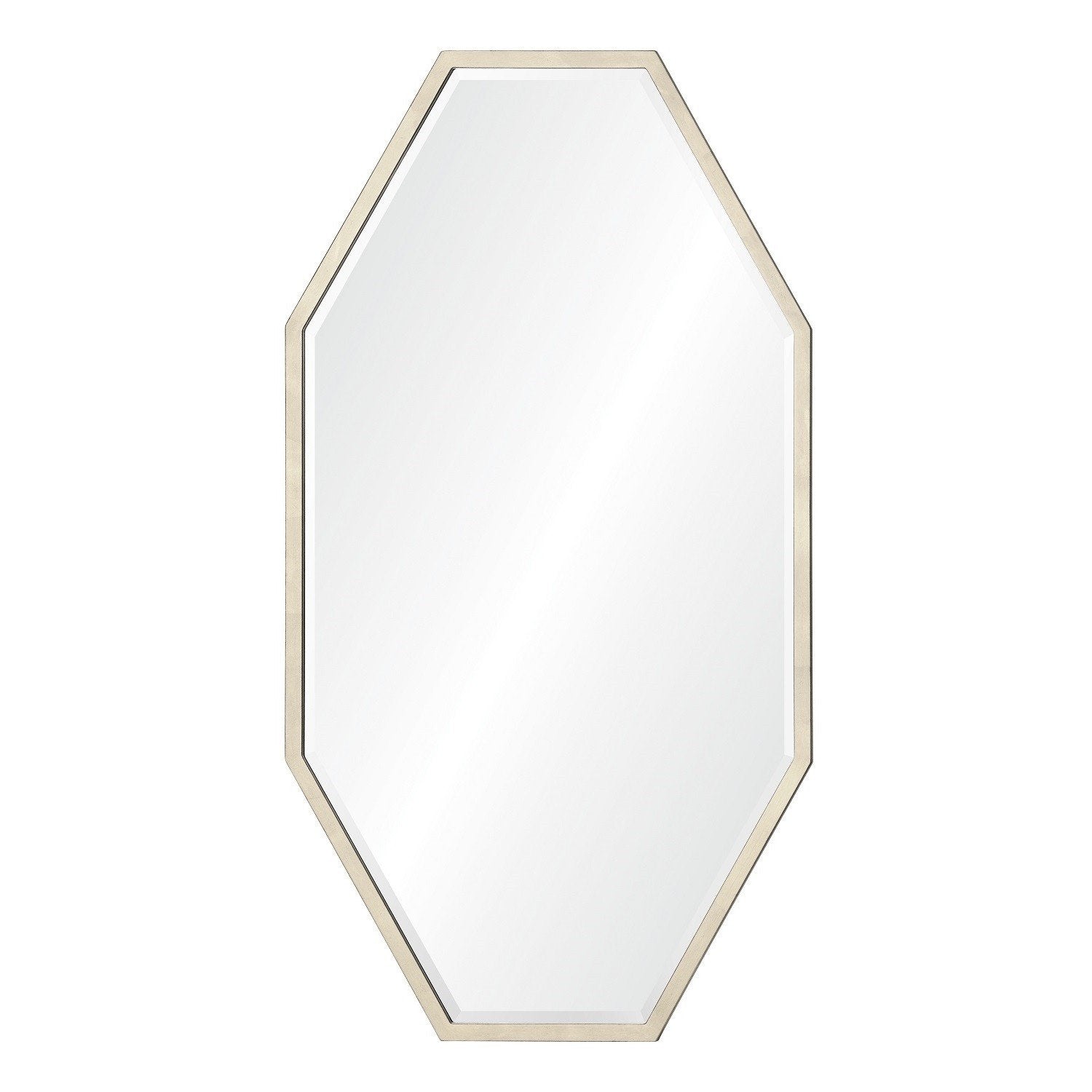 Fig Linens - Milan Silver Wall Mirror by Barclay Butera | Mirror Image Home