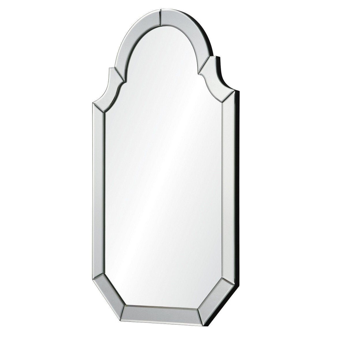 Fig Linens - Mirror Image Home - Arched Mirror Framed Mirror by Bunny Williams - Side