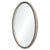 Mirror Image Home - Martele Silver Oval Mirror by Jamie Drake | Fig Linens - Side
