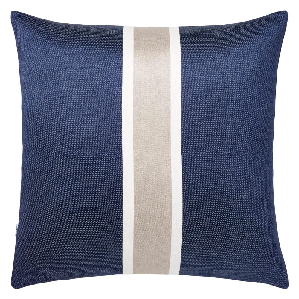 Mar Blue & Beige Stripe Pillows by Mode Living | Fig Linens