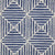 Closeup - Mar Blue & White Decorative Pillow by Mode Living | Fig Linens