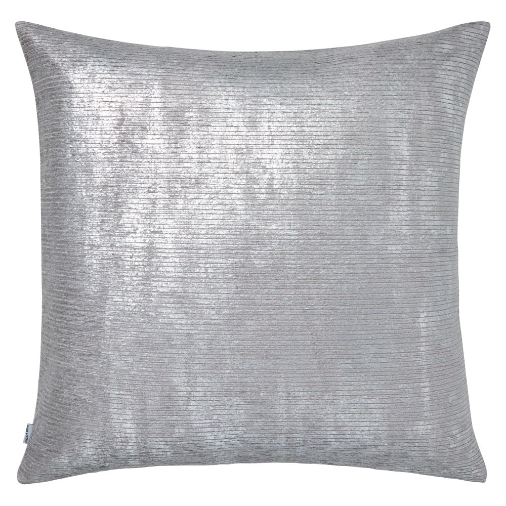 Terra Blue Metallic & Gray Pillow by Mode Living | Fig Linens