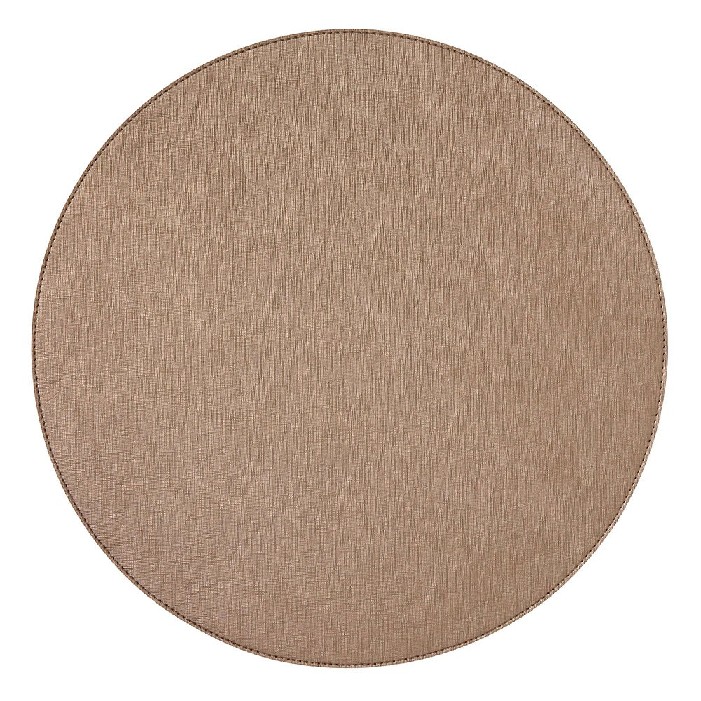 Valentina Bronze Round Placemats by Mode Living | Fig Linens