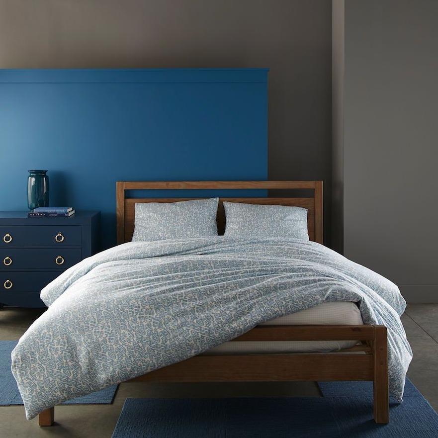 Denim Fern Bedding by Peacock Alley | Fig Linens and Home