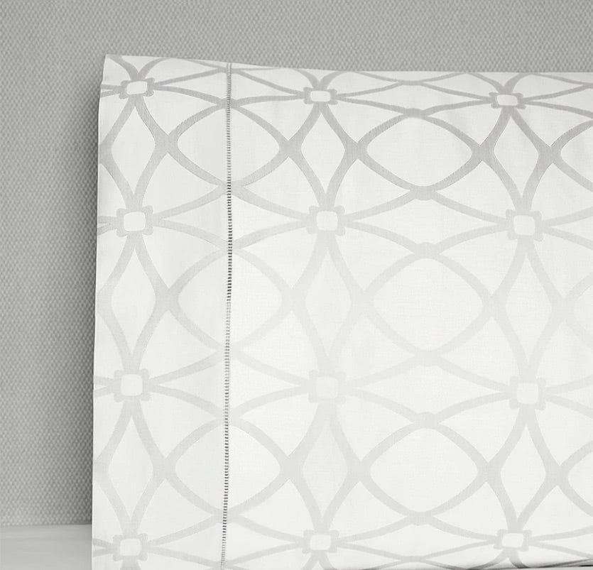 Fig Linens - Giza 45 Porta Egyptian Cotton Bedding by Sferra - White Pillowcase