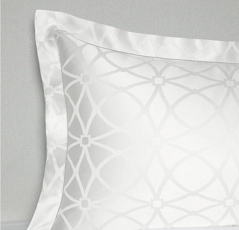Fig Linens - Giza 45 Porta Egyptian Cotton Bedding by Sferra - White Sham