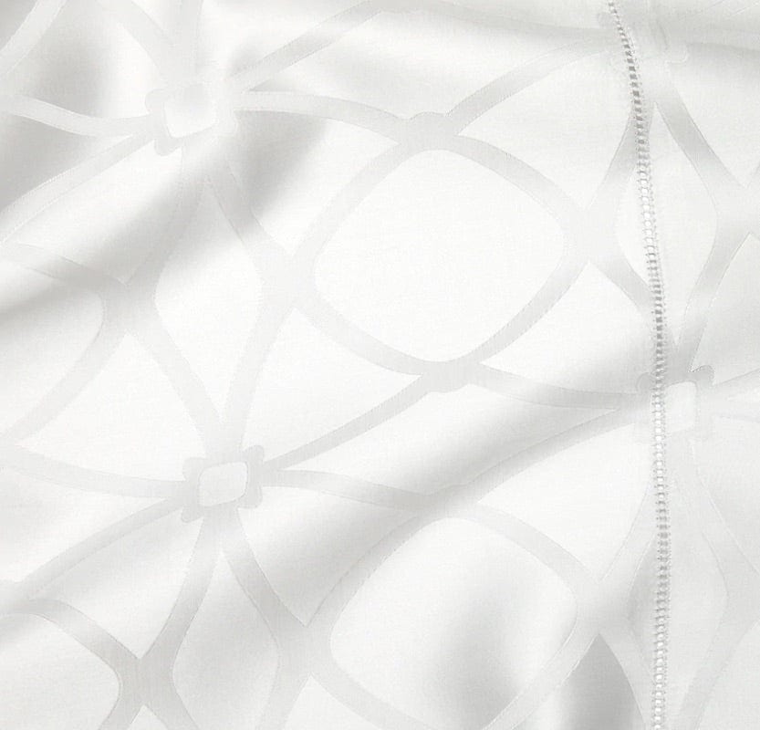 Fig Linens - Giza 45 Porta Egyptian Cotton Bedding by Sferra  - White Flat Sheet
