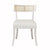 Worlds Away - Britta White Klismos Dining Chair with Cane Detail | Fig Linens