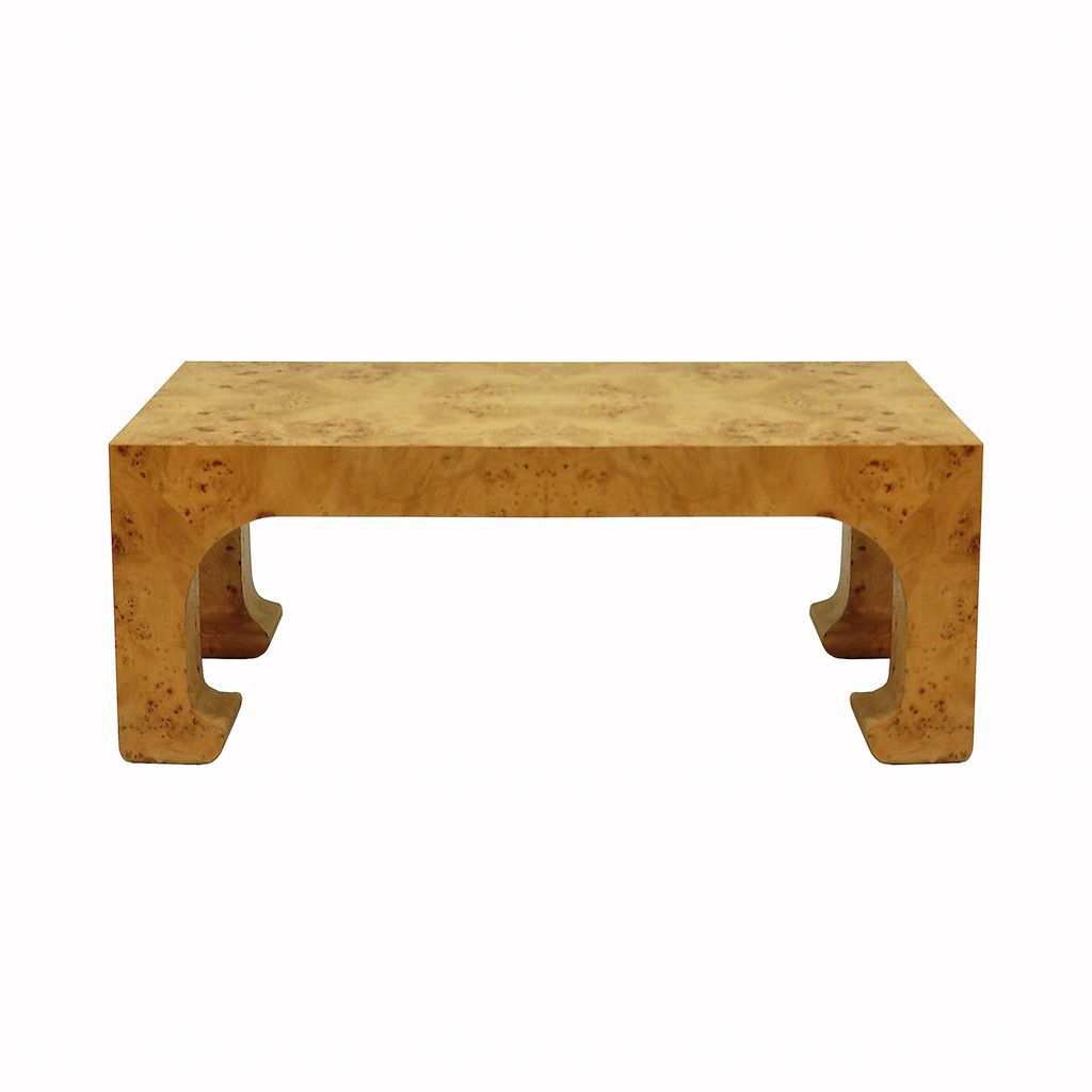 Fig Linens - Nicola Burl Wood Accent Table by Worlds Away 