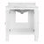 Blanche Textured White Bath Vanity by Worlds Away | Fig Linens