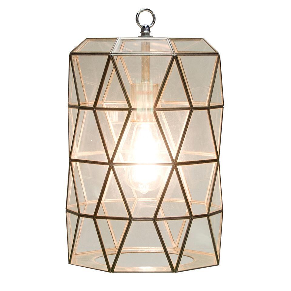 Antique Mirror Mini Pendant Light by Worlds Away | Fig Linens