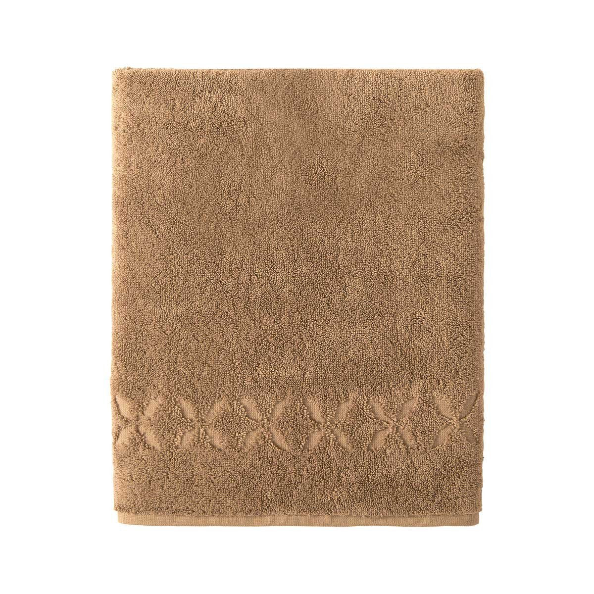 Nature Malt Camel Brown Bath Towels by Yves Delorme | Fig Linens