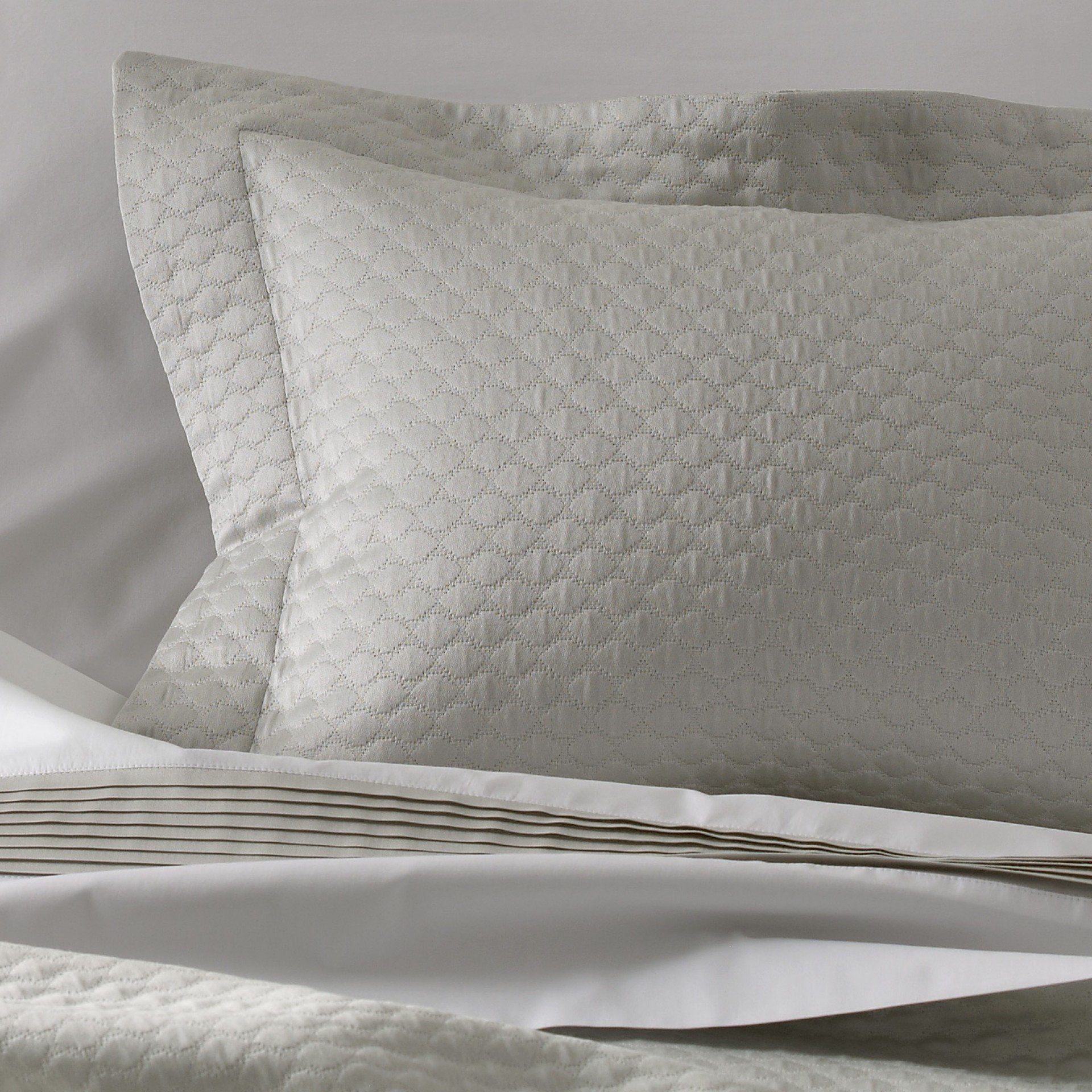 Pearl Matelassé by Matouk - Cotton Coverlets and Shams - Fig Linens and Home