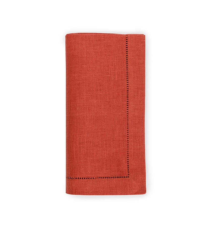 Fig Linens - Sferra Table Linens - Festival Brick Napkins