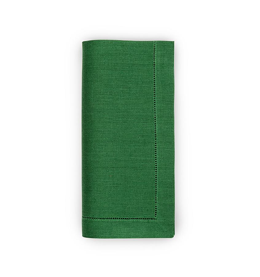 Fig Linens - Sferra Table Linens - Festival Emerald Napkins