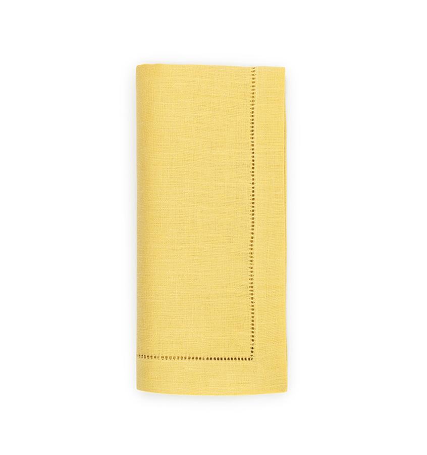 Fig Linens - Sferra Table Linens - Festival Lemon Napkins