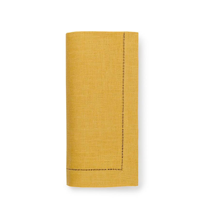 Fig Linens - Sferra Table Linens - Festival Mustard Napkins