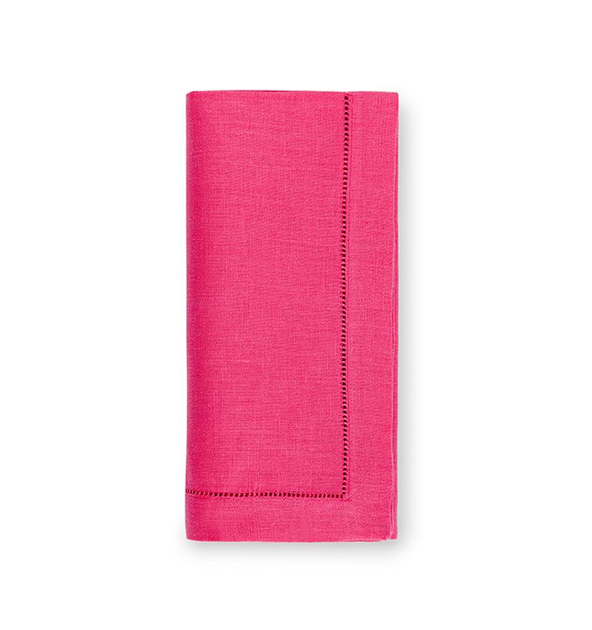 Fig Linens - Sferra Table Linens - Festival Raspberry Napkins