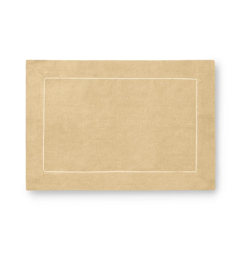 Fig Linens - Sferra Table Linens - Festival Placemats - Almond