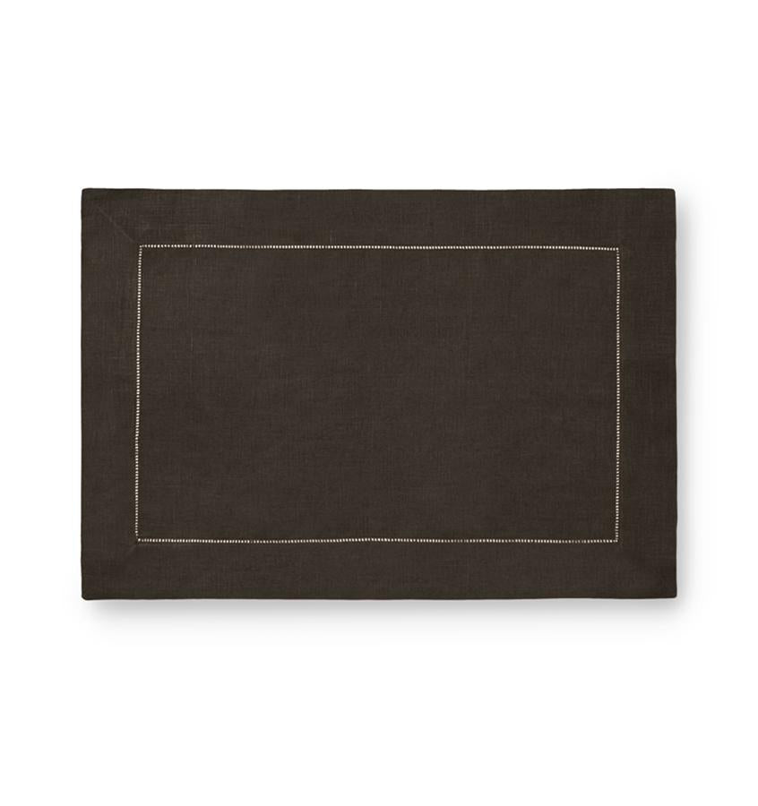Fig Linens - Sferra Table Linens - Festival Placemats - Walnut