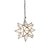 Medium Frosted Glass Star Chandelier by Worlds Away | Fig Linens and Home