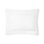 Fig Linens - Yves Delorme Triomphe Blanc Bedding - White Quilted Boudoir Sham 