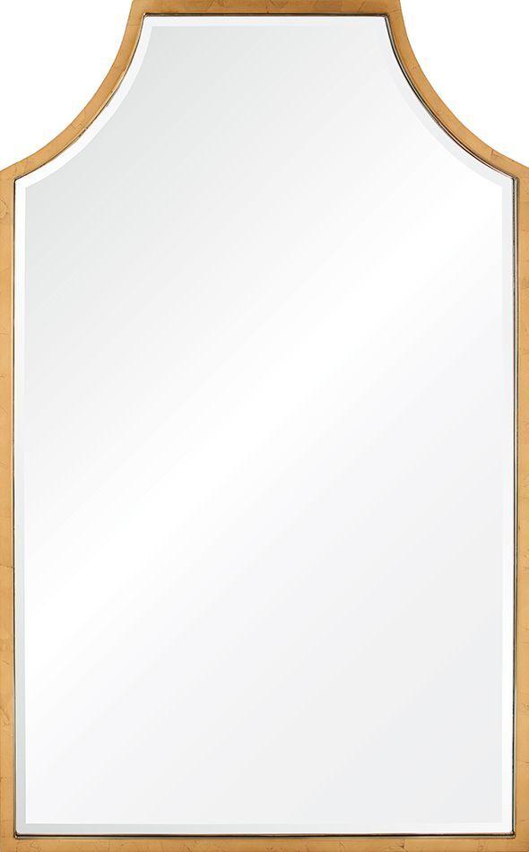 Distressed Gold Leaf Iron Wall Mirror by Mirror Image Home - Large Wall Mirror | Fig Linens