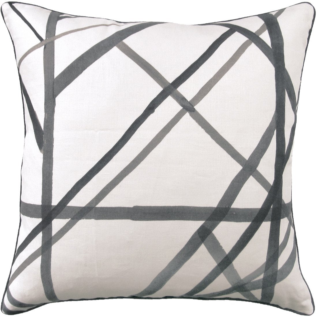 Channels Ebony Pillow by Ryan Studio | Fig Linens