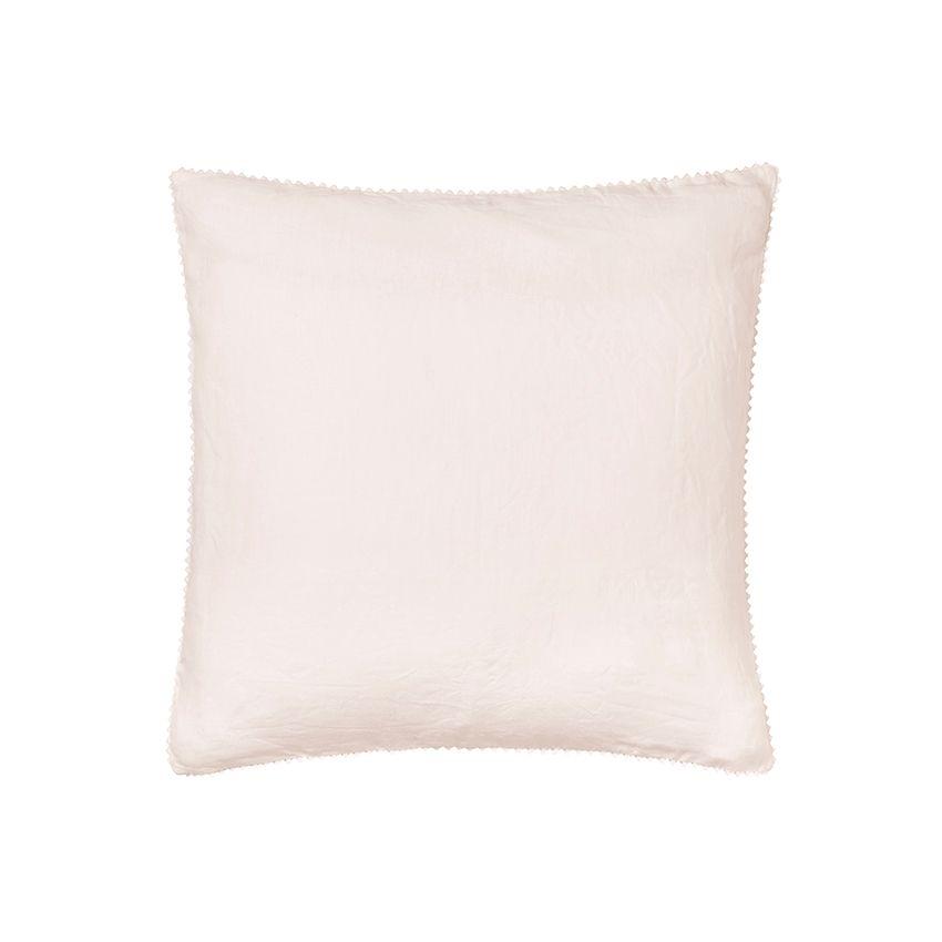Fig Linens - Alexandre Turpault Bedding - Nouvelle Vague Pink Euro Sham