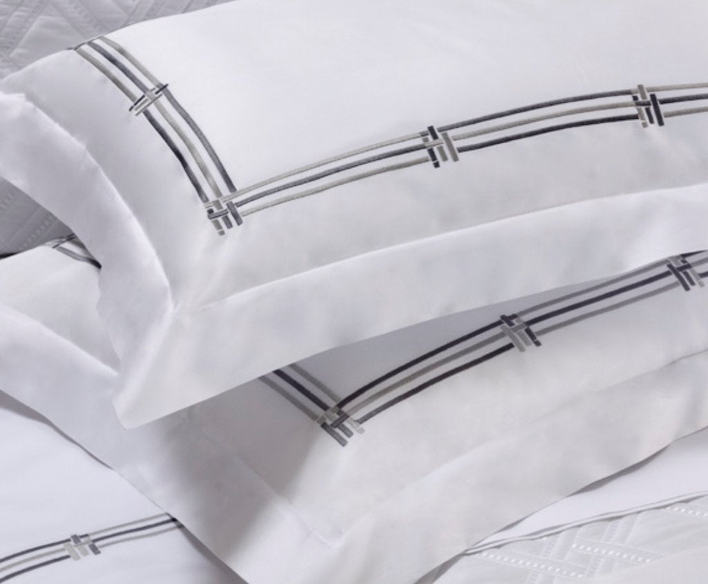 Fig Linens - Dea Linens - Panama Embroidered Bedding