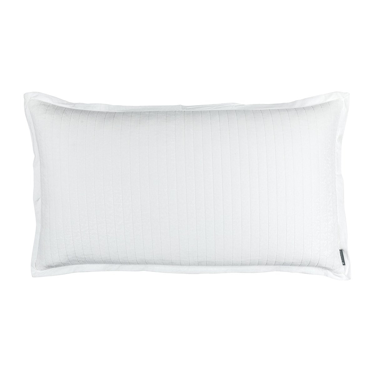 Fig Linens - Lili Alessandra Bedding - Aria White King Pillow