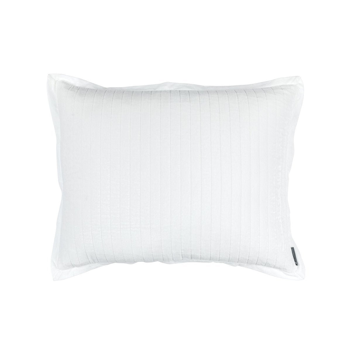 Fig Linens - Lili Alessandra Bedding - Aria White standard pillow