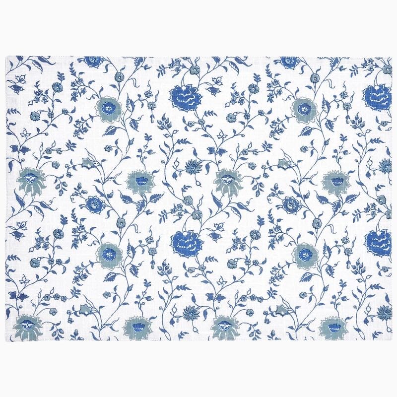 Vakula Periwinkle Placemats by John Robshaw - Fig linens and Home