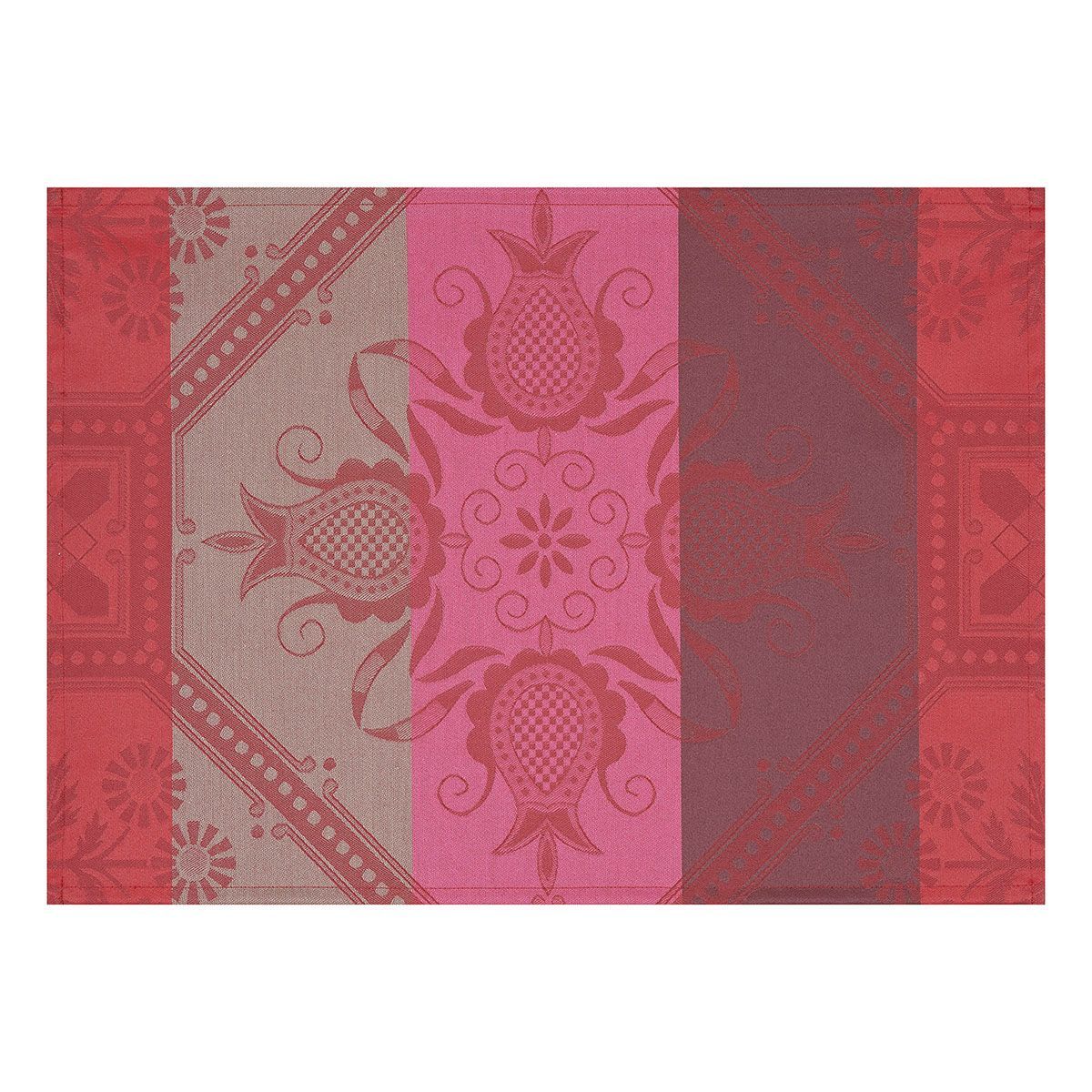 Fig Linens - Le Jacquard Francais - Hacienda Red Coated Placemats