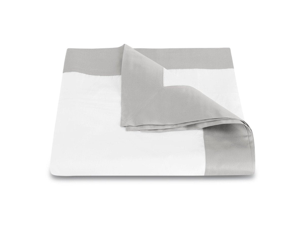 Duvet Cover - Matouk Salon Silver at Fig Linens