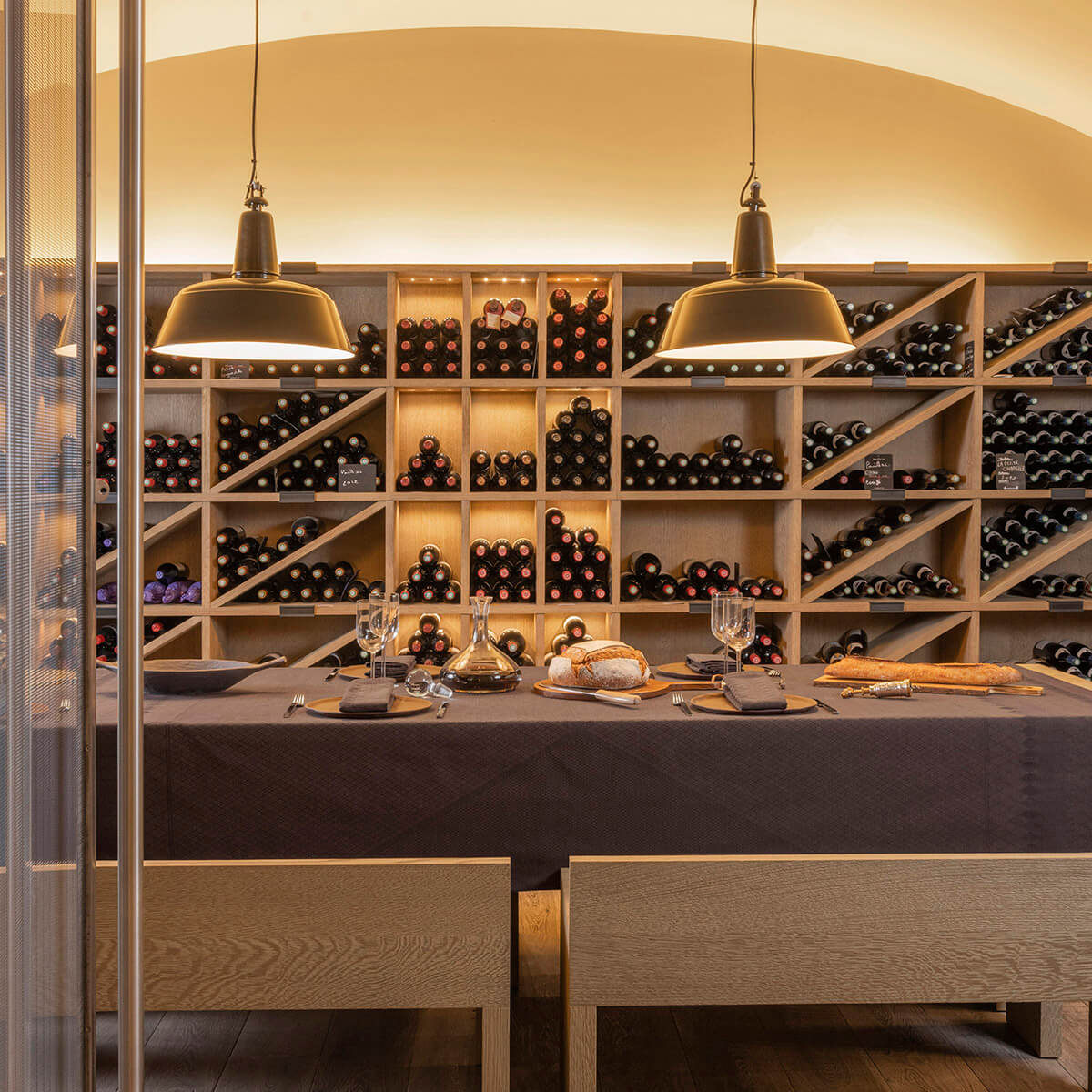 Le Jacquard Francais Table Linens in Club Antique Colorway - Fig Linens and Home Table Linens