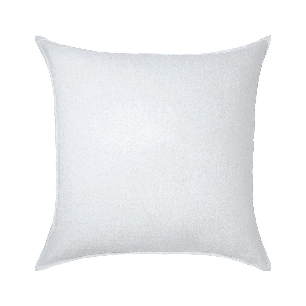 Euro Sham - Yves Delorme Originel Blanc White 100% Linen Bedding at Fig Linens and Home