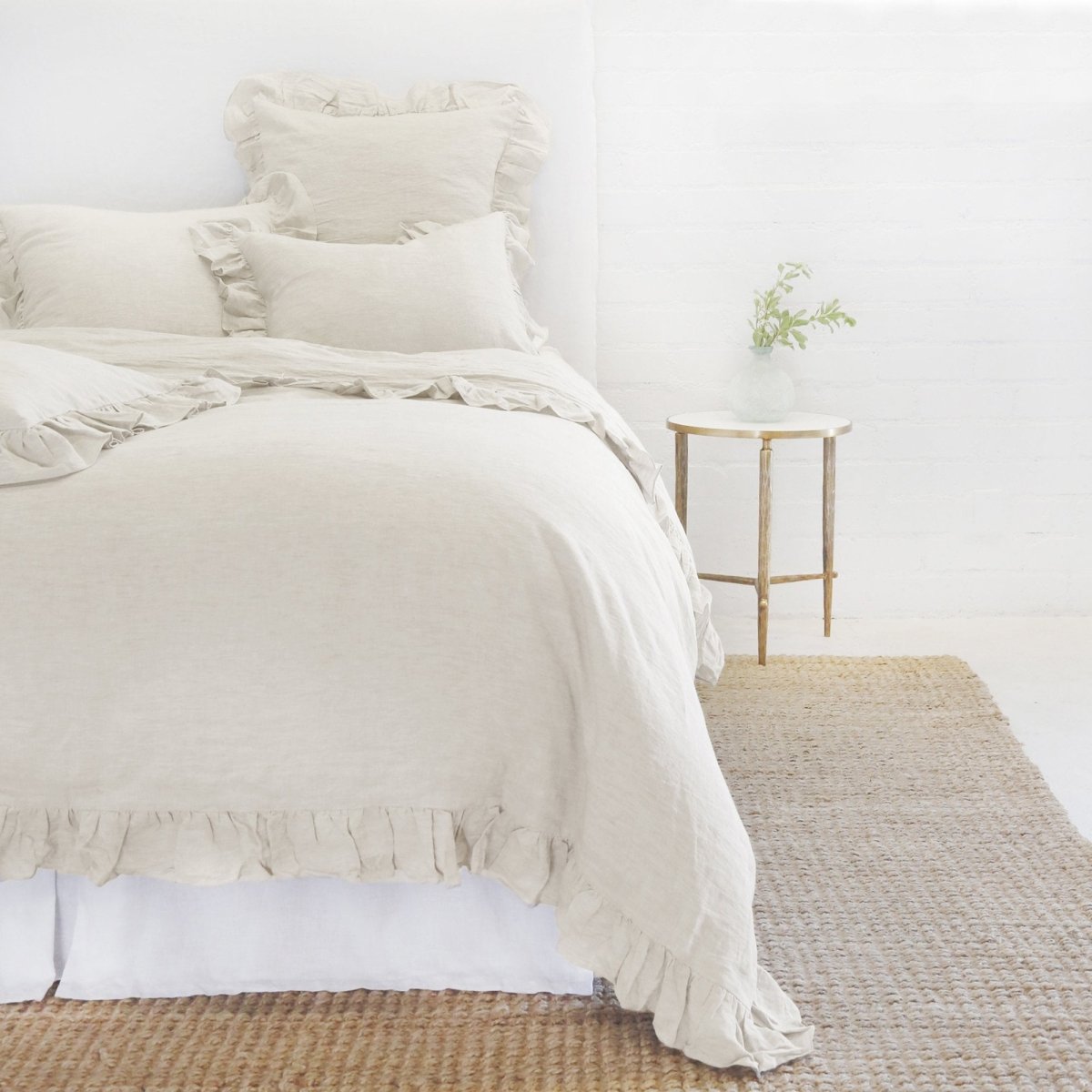 Pom Pom at Home - Charlie Flax Linen Duvet Collection - Fig Linens