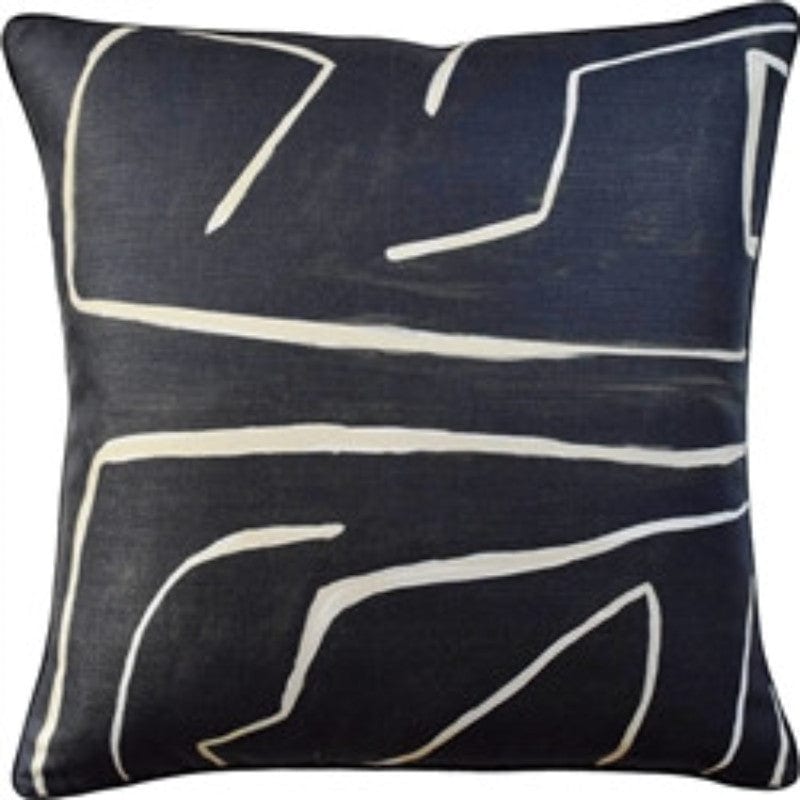 Grafitto Onyx/Beige Pillow by Ryan Studio