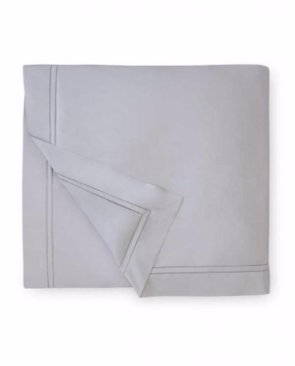 Fig Linens - Finna Bedding Collection by Sferra - Flint gray duvet cover