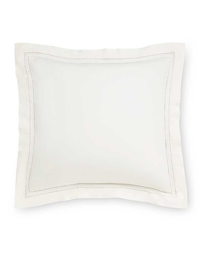 Fig Linens - Finna Bedding Collection by Sferra - Ivory continental sham