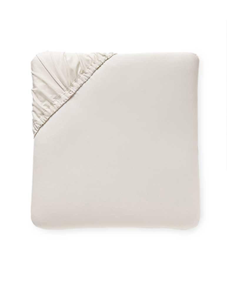 Fig Linens - Finna Bedding Collection by Sferra - Ivory fitted sheet