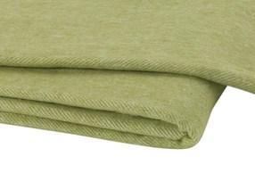 Lands Downunder Italian Herringbone Lemongrass Throw by Lands Downunder - 51" x 67" Throw Lemongrass at FIG LINENS AND HOME - 2