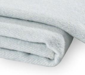 Lands Downunder Italian Herringbone Baby Blue Throw by Lands Downunder - 51" x 67" Throw Baby Blue at FIG LINENS AND HOME - 2
