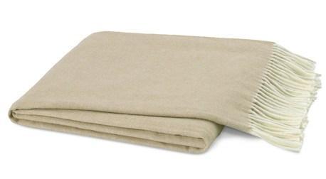 Lands Downunder Italian Herringbone Dune Throw by Lands Downunder - 51" x 67" Throw Dune at FIG LINENS AND HOME - 1