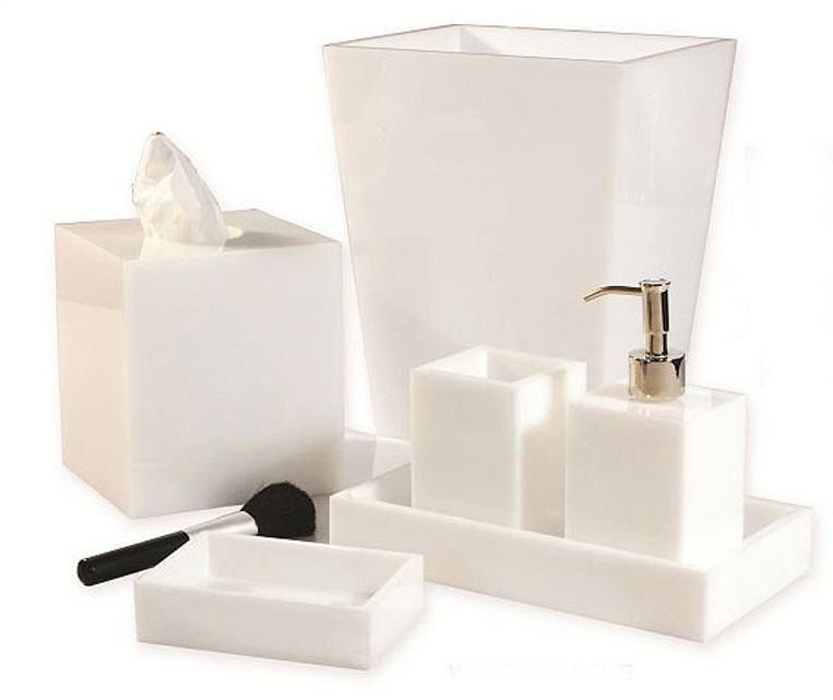 Fig Linens - White Ice Collection by Mike + Ally - Shop Bath Accessories 